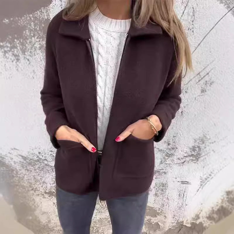 Cardigan Chic Rouge