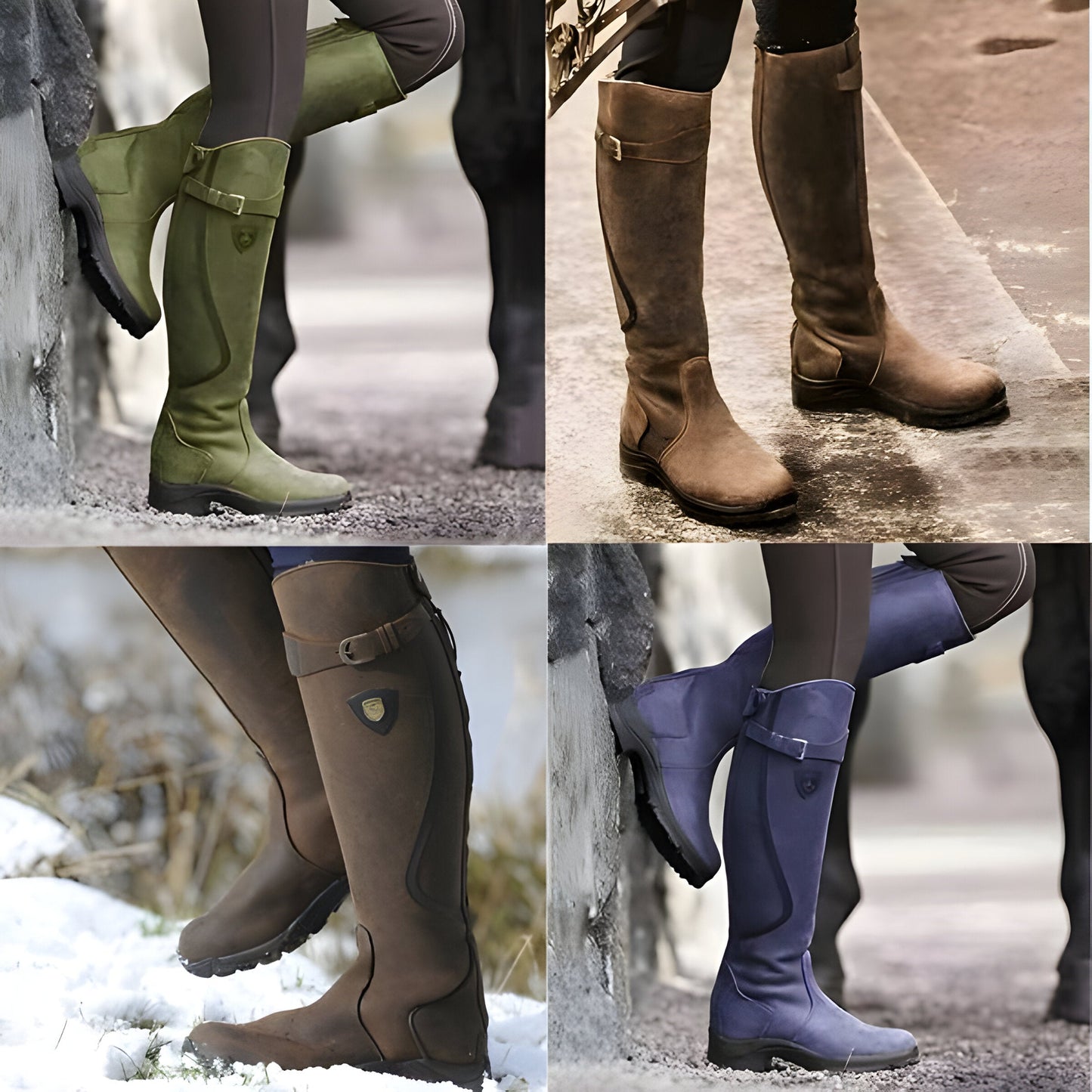 Bottes Imperméables Cuir Végétal
