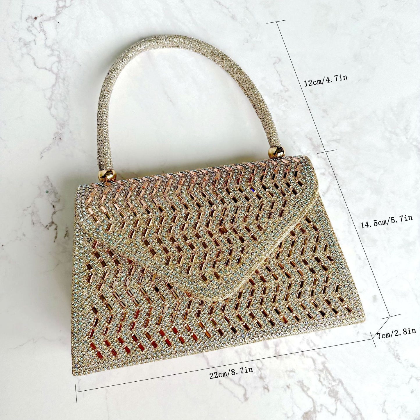 Sac à Main Strass Élégant