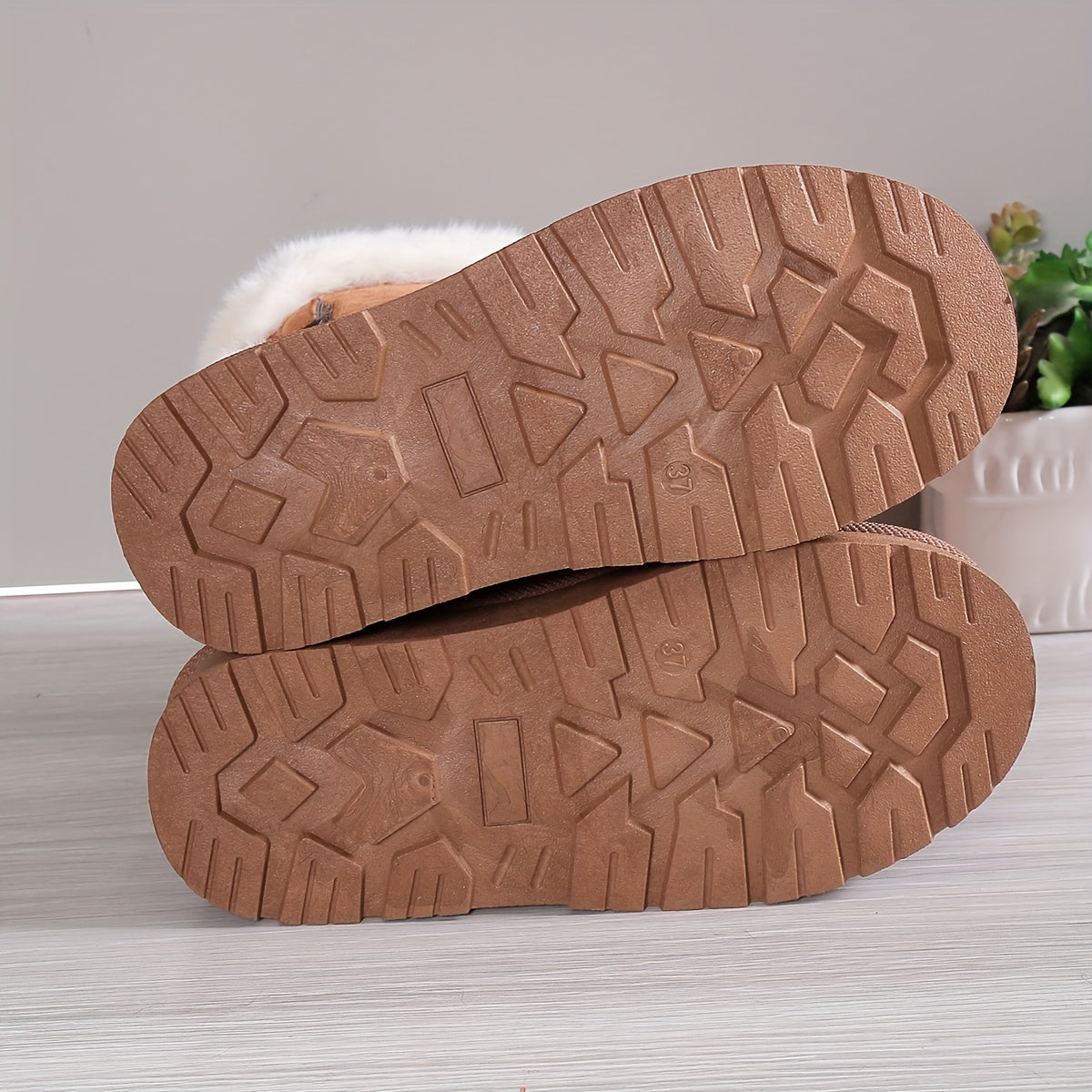 Bottines Chaudes en Peluche