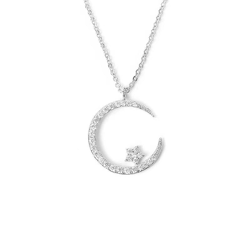 Collier Lune Étoile