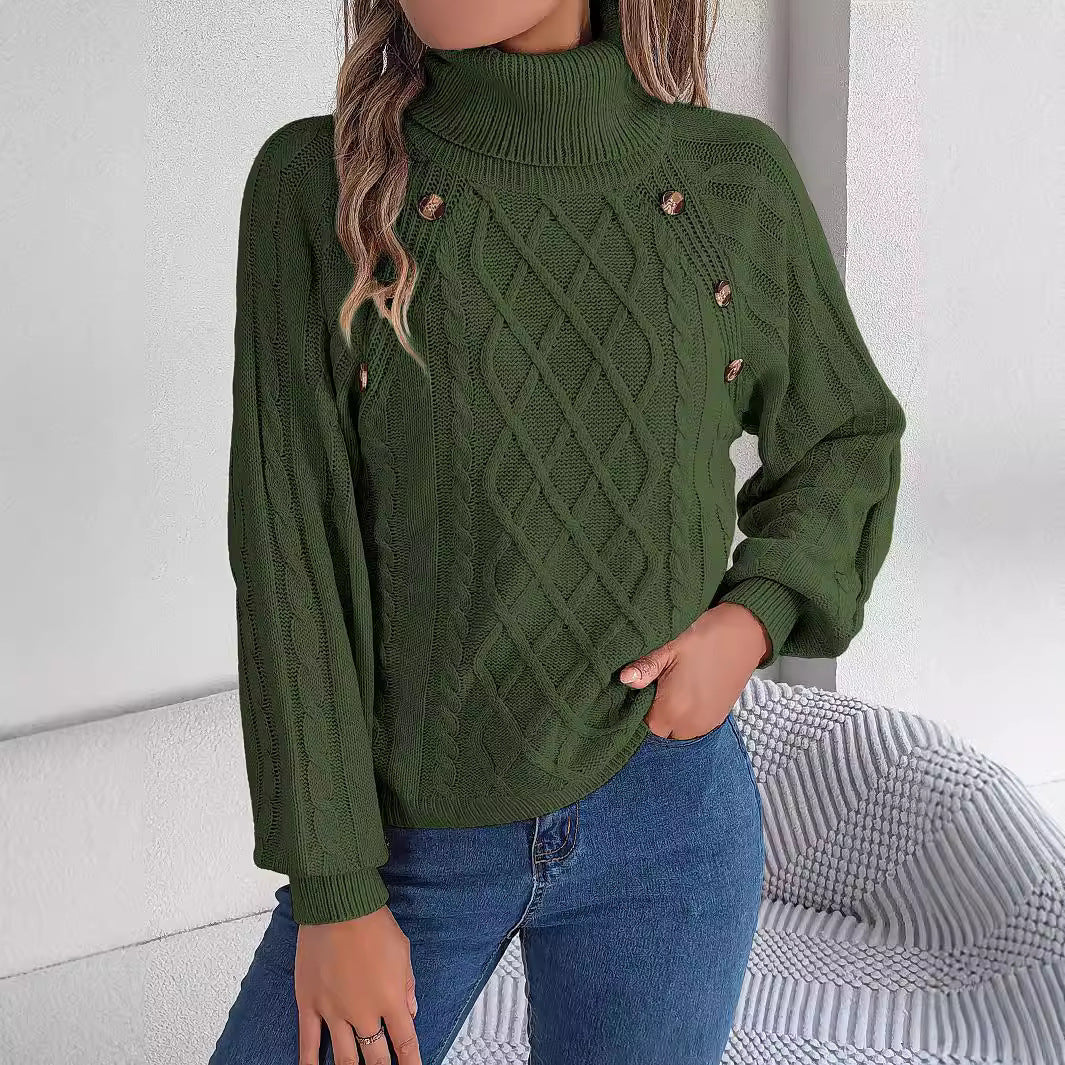 Pull Tricot Col Montant