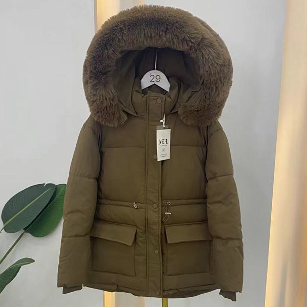 Manteau chaud à capuche