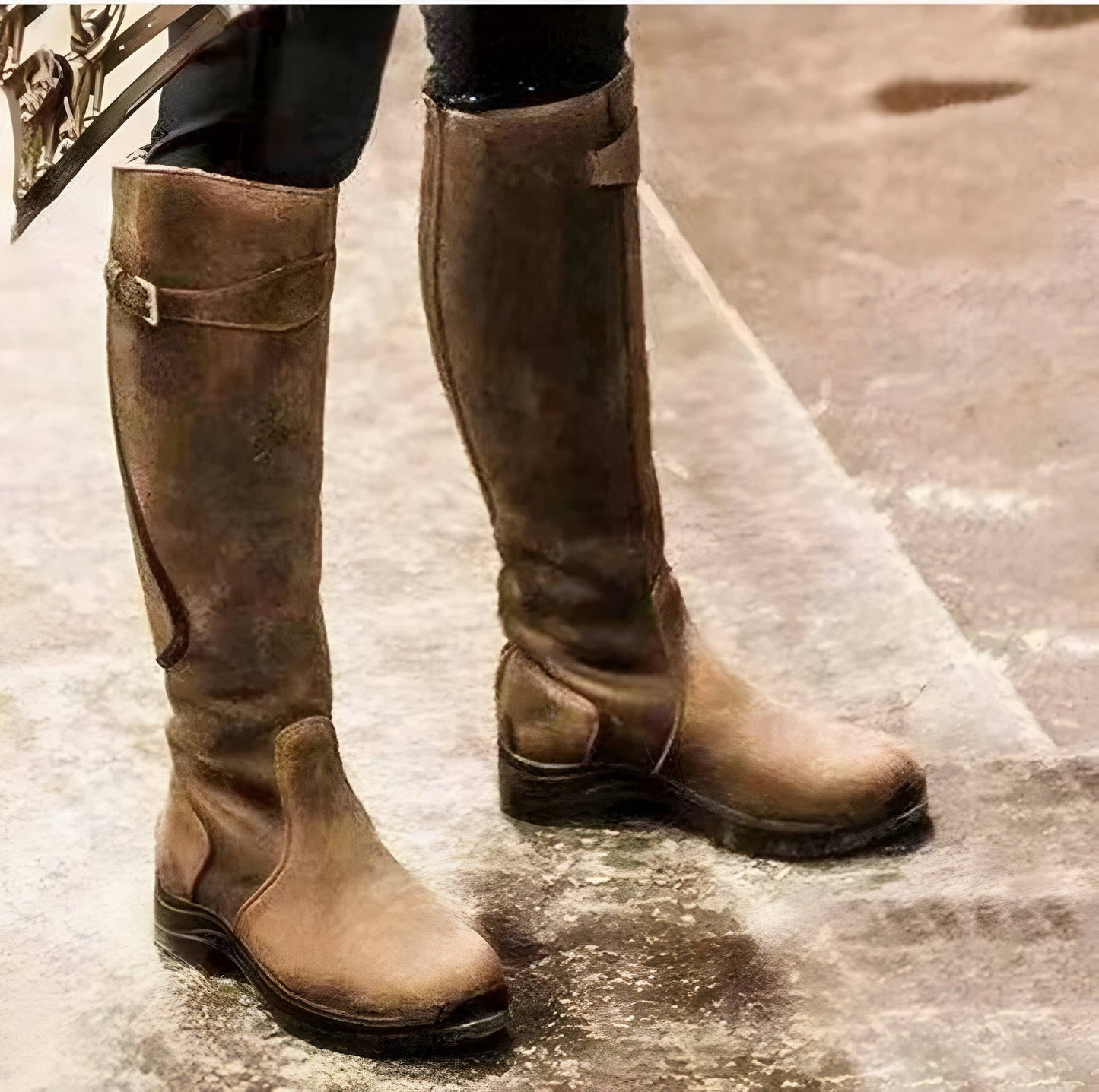 Bottes Imperméables Cuir Végétal