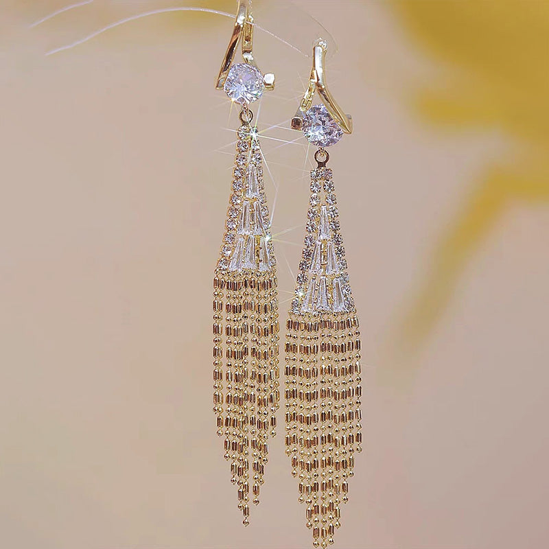 Boucles d'oreilles en zircon