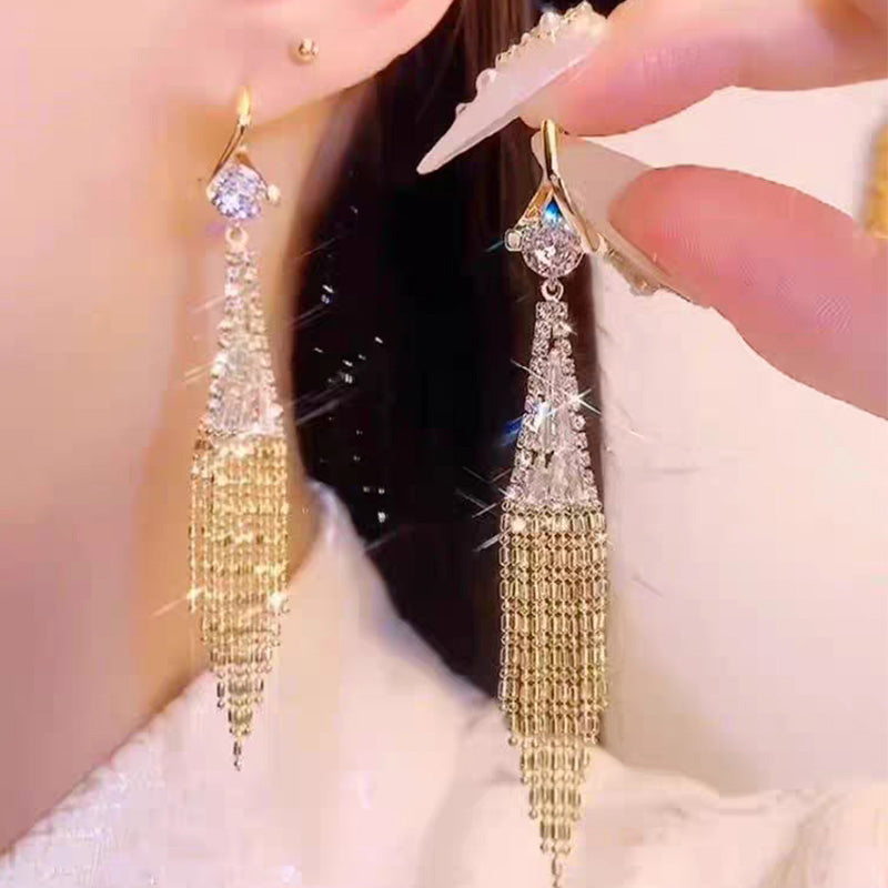 Boucles d'oreilles en zircon
