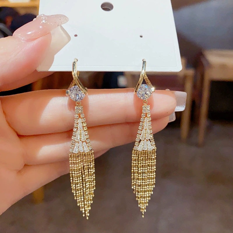 Boucles d'oreilles en zircon