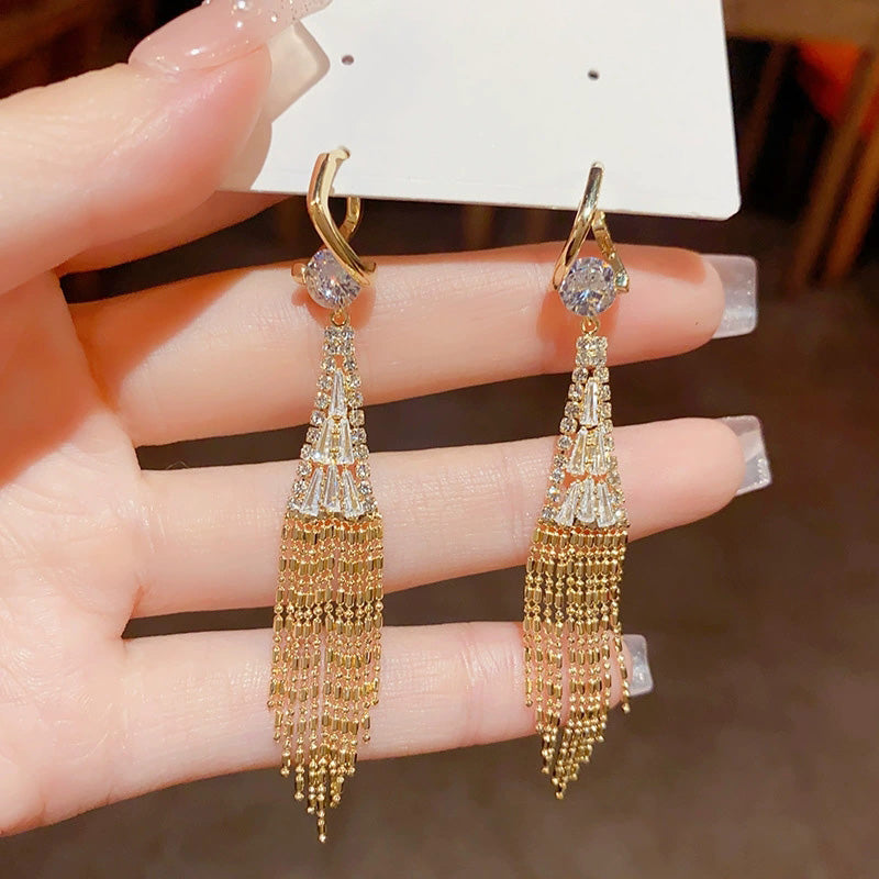 Boucles d'oreilles en zircon