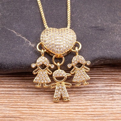 Collier Maman et Enfants