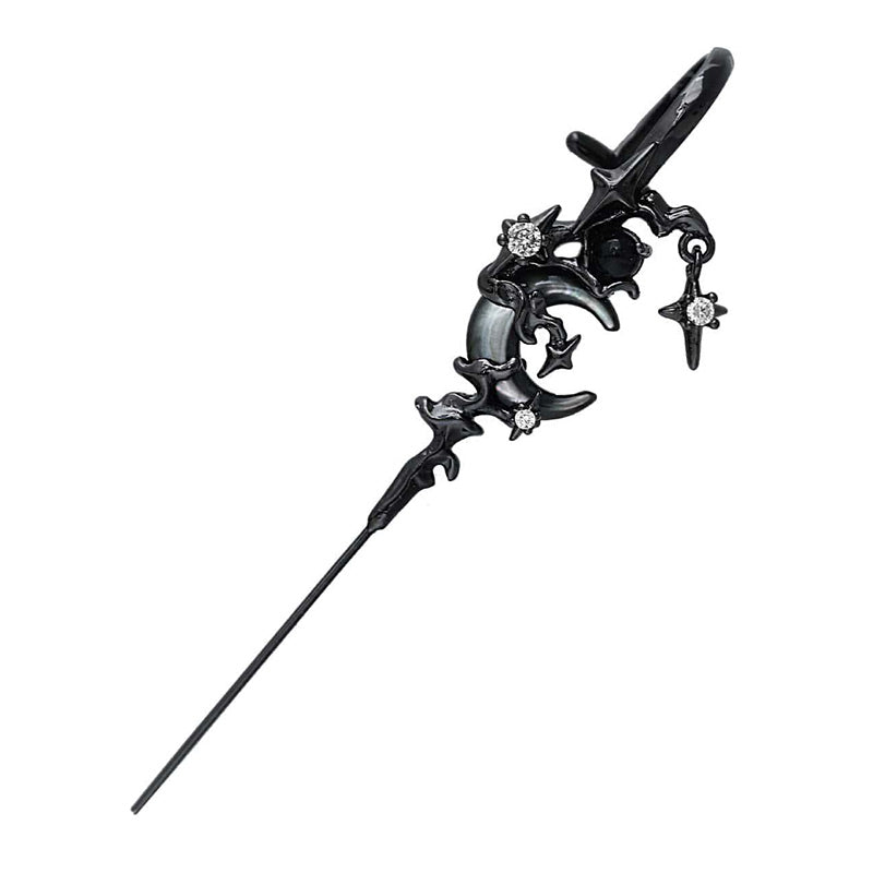 Boucles d'Oreilles Étoile & Lune