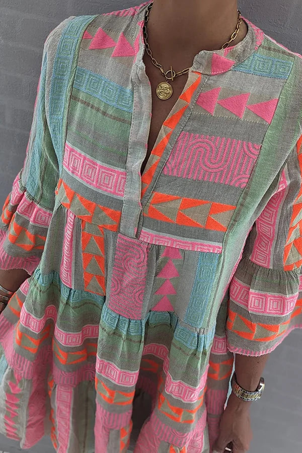 Robe Soline de printemps élégante et fluide