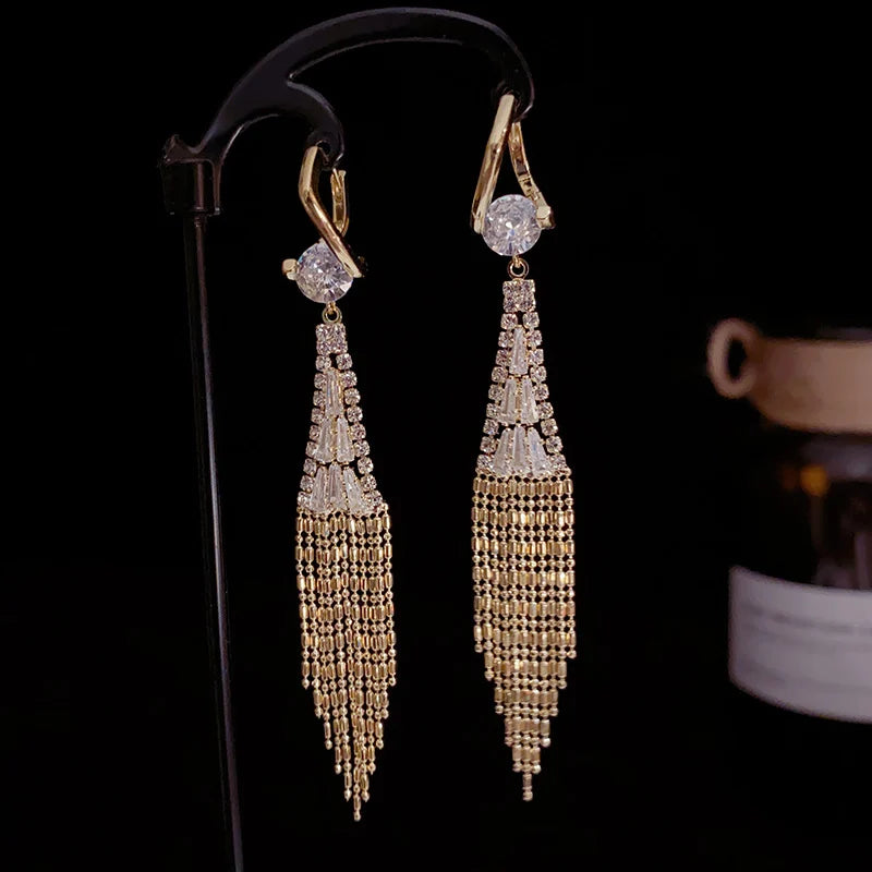 Boucles d'oreilles en zircon