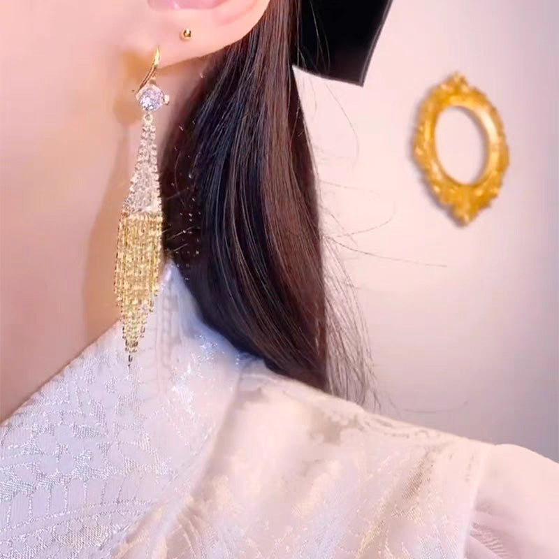 Boucles d'oreilles en zircon