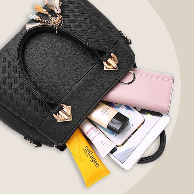 Sac à main tendance avec franges